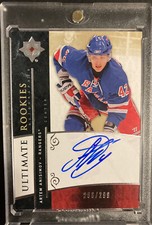 Artem Anisimov 2009-10 Upper Deck Ultimate Rookie  RC  Autograph Auto /299