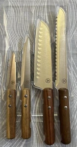 Messerset „ Das Perfekte Dinner“ Brotmesser, Santoku, großes und kleines Messer. - Bild 1 von 2