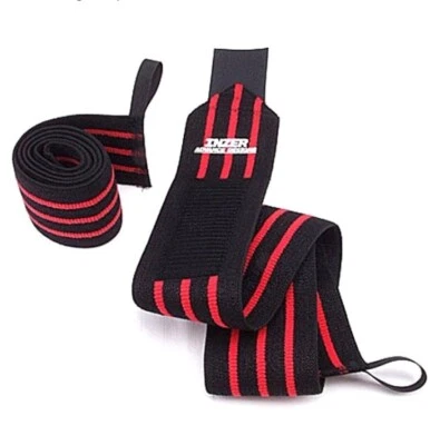 INZER Iron Z Wrist Wraps (Pair) Powerlifting Weight Lifting - Medium 20 Inch - Image 1 of 4