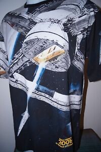 2001 A SPACE ODYSSEY Stanley Kubrick MOVIE All Over Print Cotton XL T-Shirt NEW