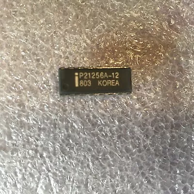 P21256A-12 IC RAM PAGE MODE 256K-X1 MOS 16-PIN PLASTIC DIP (1 PER LOT) - Image 1 of 4