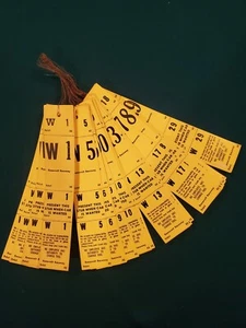 Roosevelt Raceway Valet tags - Picture 1 of 4