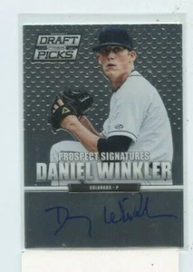 DANIEL WINKLER 2013 Panini Prizm Draft Picks Rookie Auto Autograph Prospect #88 - Picture 1 of 1