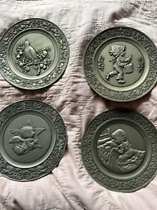 Lot: 4 Punzen Little Gallery Zinnteller Vintage - Bild 1 von 6