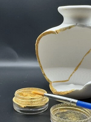 Kit De Réparation Porcelaine Kintsugi DIY - Assiette Et Vases - Photo 1/3