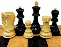 LARGE 4 3/8" King Copper & Gold Finish Staunton Chess Men Set NO board LARGE 4 3/8" King Copper & Gold Finish Staunton Chess Men Set NO board
