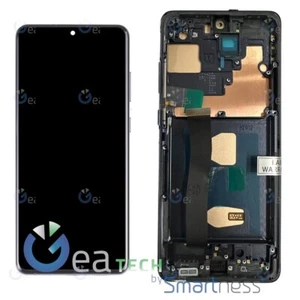 LCD DISPLAY SAMSUNG GALAXY S20 ULTRA G988 ERSATZ BILDSCHIRM INCELL MIT RAHMEN SCHWARZ - Bild 1 von 3