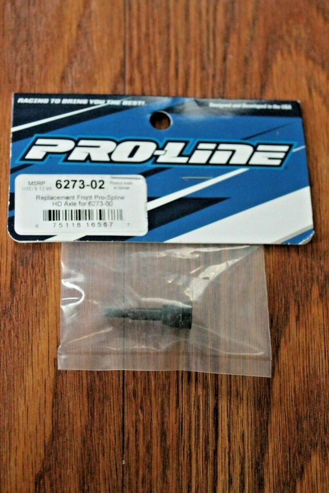 Pro-Line 6273-02 Replacement Front Pro-Spline HD Axle for 6273-00 traxxas 4x4 - Image 1 of 1