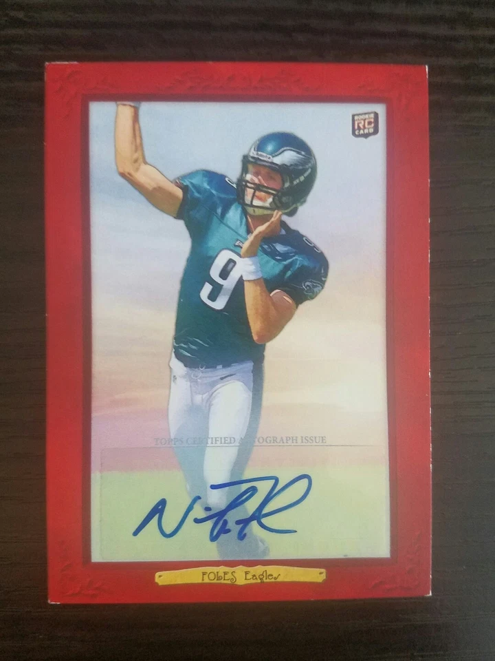 Nick Foles 2012 Topps Turkey Red #11 Philadelphia Eagles AUTO RC Autograph 01/10 - Image 1 of 2