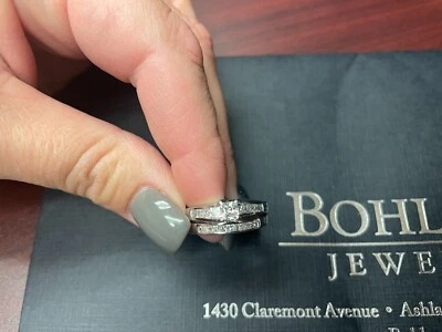 Diamond Bridal Set, White Gold - Image 1 of 4