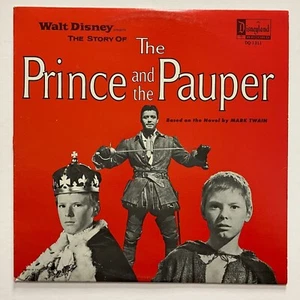 Disney The Story Of The Prince And The Pauper Vintage Vinyl Record Spoken Word - Picture 1 of 4