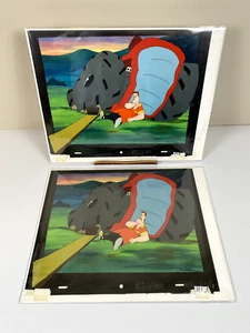 Back To The Future (TV Series) Animation Cells Lot Biff Tanner Consecutive Scene - Picture 1 of 4