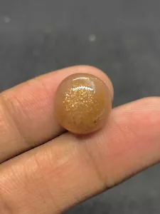 Pietra solare naturale cabochon pietre preziose sfuse 13x13x6 mm cabochon tondo 9,80 ct. - Foto 1 di 4