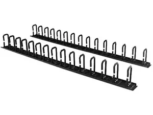StarTech.com CMVER40UD Vertical Cable Organizer with D-Ring Hooks - 0U - 6 ft. - Picture 1 of 5