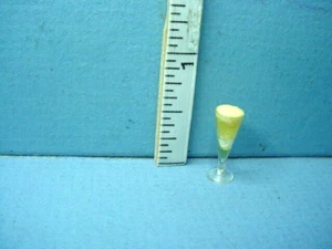 Miniature Pilsner Beer in Glass #60007 Solid, No Liquid 1/12th Scale - Picture 1 of 2