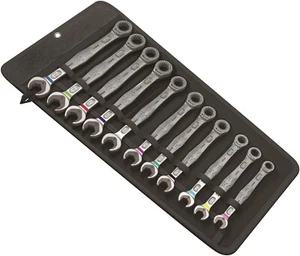 Wera Joker Ratcheting Combination Wrench Set Metric 11 Pieces 05020013001 - Picture 1 of 11