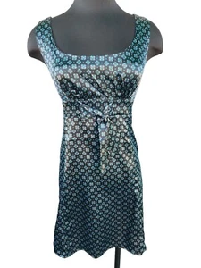 Forever 21 XXI Dress Black & Blue Floral Flower Print Sleeveless Womens Small - Picture 1 of 10