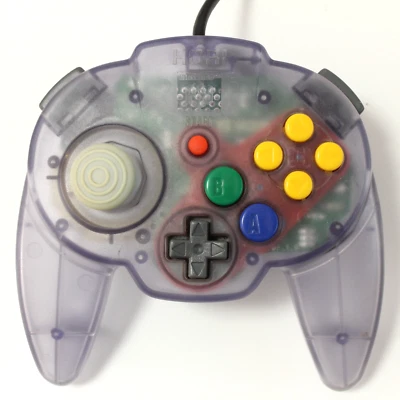 Nintendo 64 Hori Pad Mini Mando Transparente Púrpura Violeta N64 Japón Foto 1 de 4
