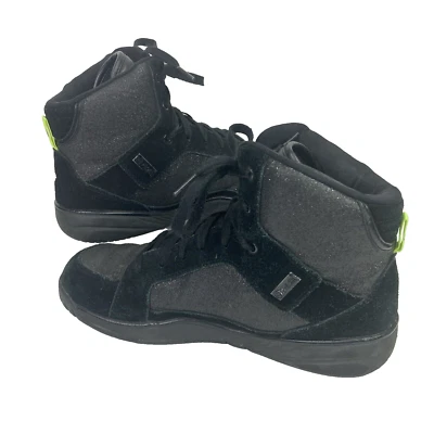 Zumba Energy Shine - Women's Sz 9.5 - Black Suede Glitter High Tops - A1F00128 - Image 1 of 4