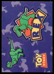 1995 SkyBox Toy Story Badge Stickers #7 Rex - Picture 1 of 3