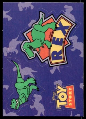 1995 SkyBox Toy Story Badge Stickers #7 Rex - Image 1 of 3