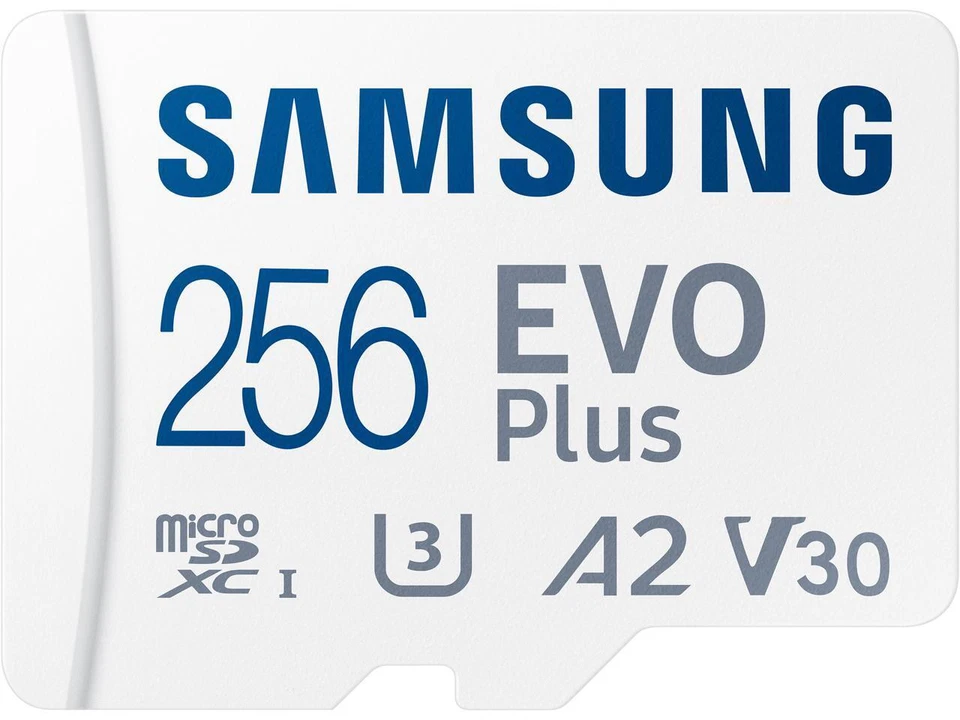 SAMSUNG EVO Plus 256GB microSDXC Flash Card w/ Adapter Model MB-MC256KA/AM - Image 1 of 1