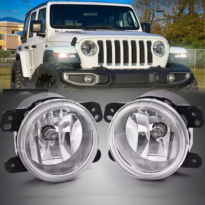 Par de luces antiniebla de 4 pulgadas para parachoques delantero luces de conducción para Jeep Wrangler JL JT JK Foto 1 de 4