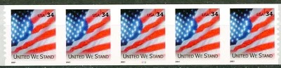 United We Stand PNC5 PL 2222 MNH Scott's 3550 ~ - Image 1 of 2