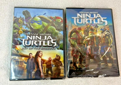 2 DVDS TEENAGE MUTANT NINJA TURTLES AND  TMNT OUT OF THE SHADOWS - New SEALED - Image 1 of 4