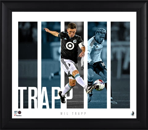 Wil Trapp Minnesota United FC Framed 15'' x 17'' Player Panel Collage Cover