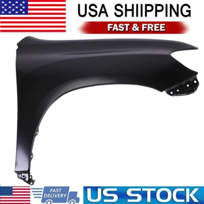 Fender For 2008-2010 Toyota Highlander Front Passenger / Right Side Primed Steel Foto 1 de 4