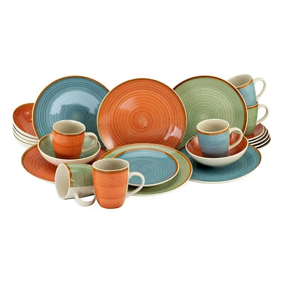 CreaTable 22851 COUNTRY Geschirrset Kombiservice 24 teilig Tafelservice - Bild 1 von 4