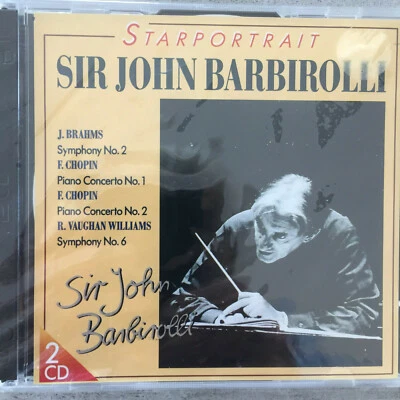 SIR JOHN BARBIROLLI: Starportrait - Brahms/Chopin/Williams (IT 2-CD 935094 /OVP) - Bild 1 von 2