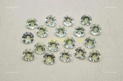 Natural Green Amethyst Round Faceted Astrology Gemstone Pendant Supply 8X8MM - Image 1 of 4