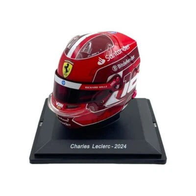 Mini Helmet Spark 1/5 Charles Leclerc SF-24 2024 - Immagine 1 di 4