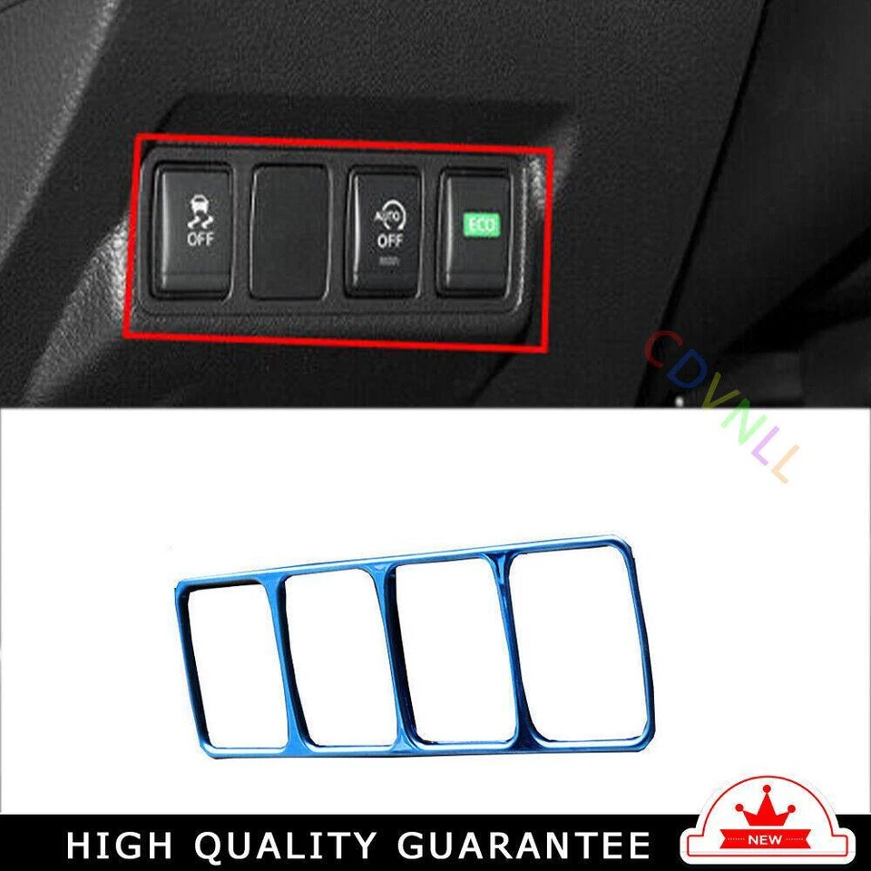 Cubierta del marco del botón del faro para Nissan Sentra Sylphy 2013-2019 azul acero Foto 1 de 4