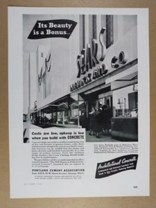 1939 Sears Store Baltimore MD foto Portland cemento anuncio impreso vintage - Imagen 1 de 1