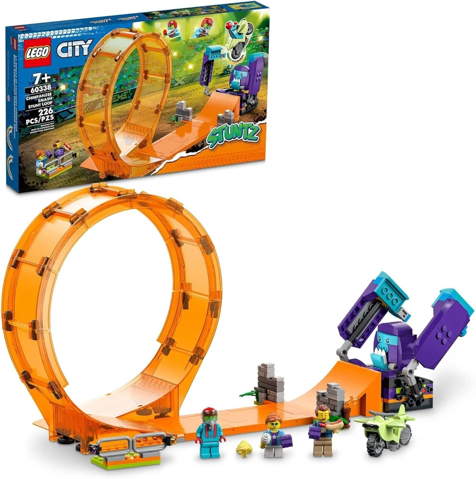 LEGO City Stuntz Smashing Chimpanzee Stunt Loop 60338 - Image 1 of 1