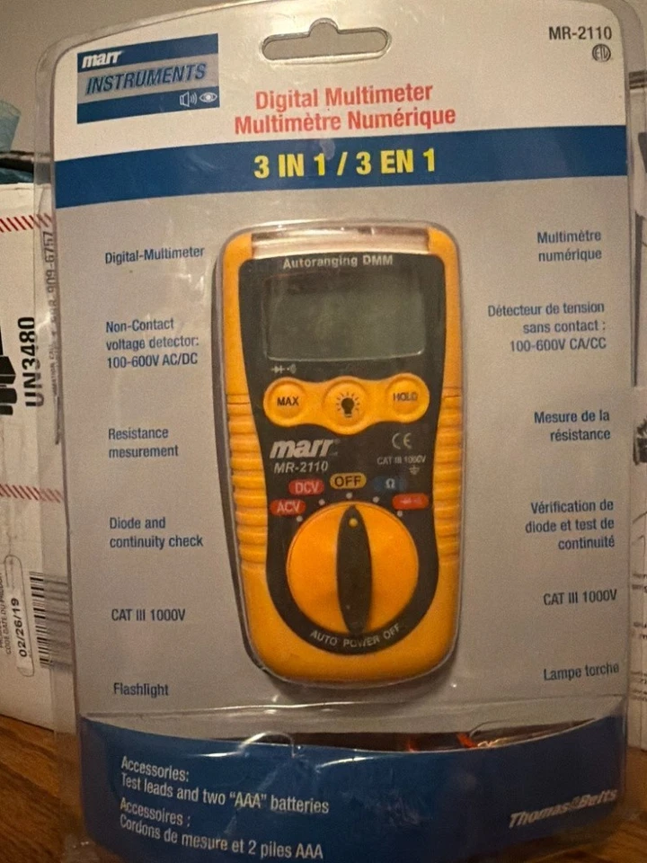 Marr Instruments MR-2110 Digital Multimeter - Image 1 of 1