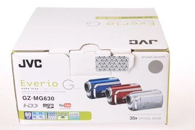 JVC Everio G GZ-MG630 HDD 60GB HD Camcorder Video Camera NOS Boxed-NEW-RARE! - Image 1 of 4