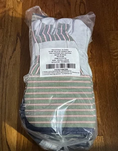 12 pairs Leather Palm Safety Split Cowhide Welding Cuff Gloves Size Extra Large - Picture 1 of 3