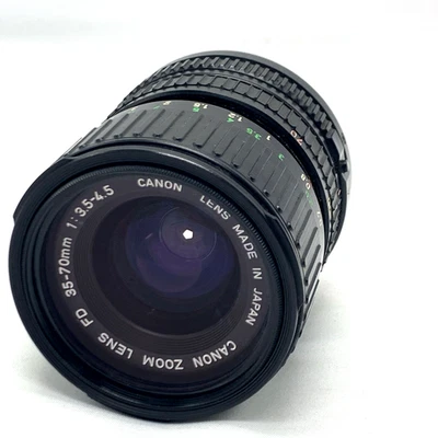 Зум-объектив Canon FD 35-70 мм 1: 3,5-4,5 сделано в Японии без крышки непроверенный - Изображение 1 из 4