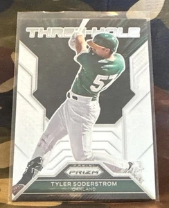 2023 Panini Prizm Tyler Soderstrom #TH17 Three-Hole Oakland Athletics - Picture 1 of 2