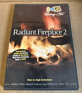 Living Art 2007 Radiant Fireplace 2 DVD Lifelike Flames & Crackling Filmed in HD - Bild 1 von 4