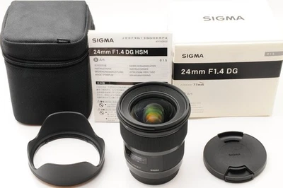 🎦 Lente SIGMA 24mm F/1.4 DG HSM para Canon EF 【EXCELENTE COMO NUEVO en caja... - Imagen 1 de 4