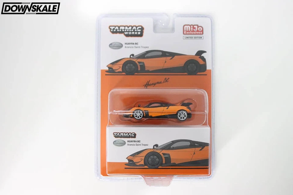 Tarmac Works Pagani Huayra BC 限量版 – Arancio Saint Tropez - Chase — 第 1/1 张图片