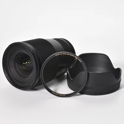 Sigma 16mm f/1.4 DC DN Contemporary Lens Canon EF-M w/Hood MINT - Image 1 of 4