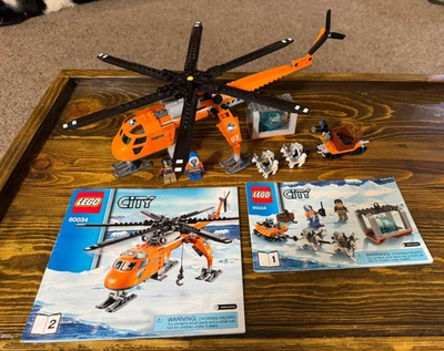 LEGO 60034 CITY - Equipo de helicóptero y trineo ártico con instrucciones Foto 1 de 4
