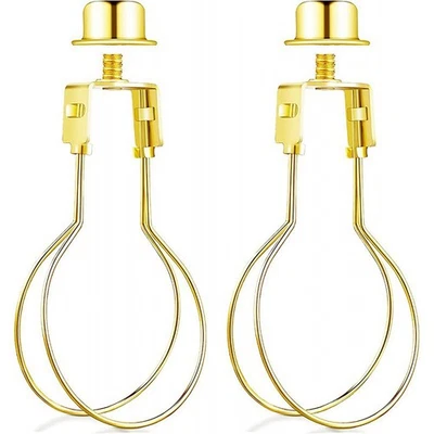 2 PIEZAS Bronce Pantalla Abrazadera Bombilla Soporte Accesorios de Iluminación para Hágalo Usted Mismo Lámparas Foto 1 de 4