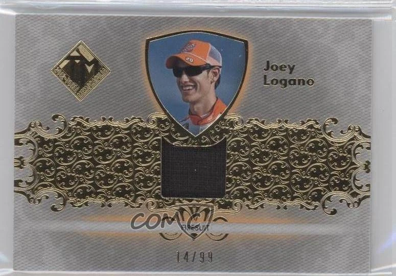 2012 Press Pass Total Memorabilia Single Swatch Gold /99 Joey Logano #TM-JL - Image 1 of 2